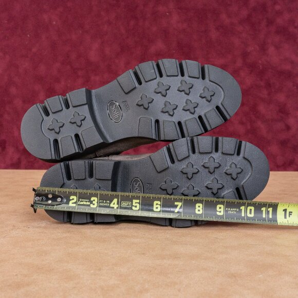 Sofft Women Samira Grey Distressed Suede Chelsea Lug Ankle Boots size 8 - Picture 5 of 8